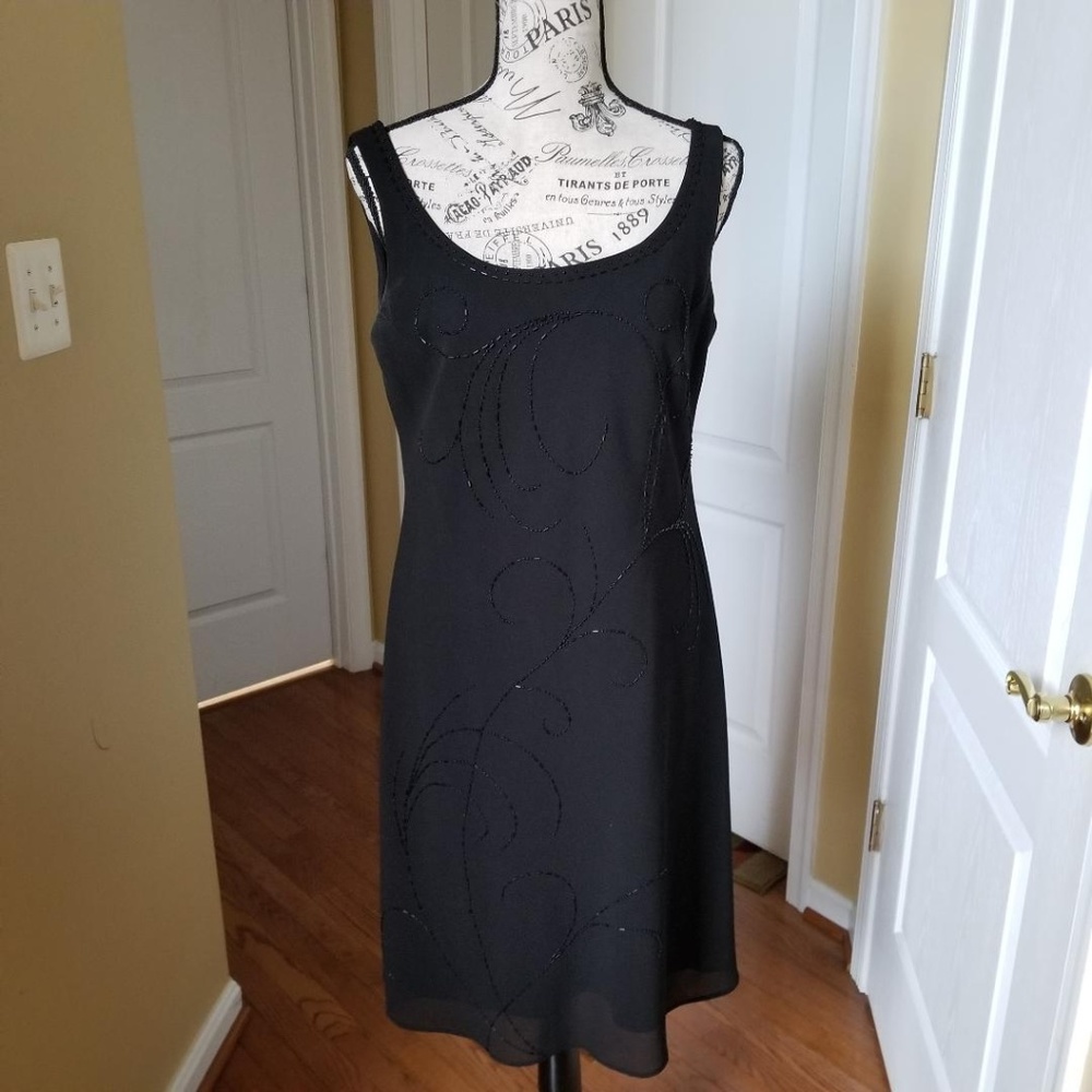 Robbie Bee Slip on black dress